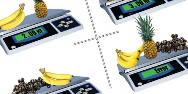 простая математическая задачка с фруктами и весами